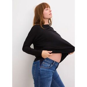 Hatch The Perfect Long Sleeve Overlay T-shirt
